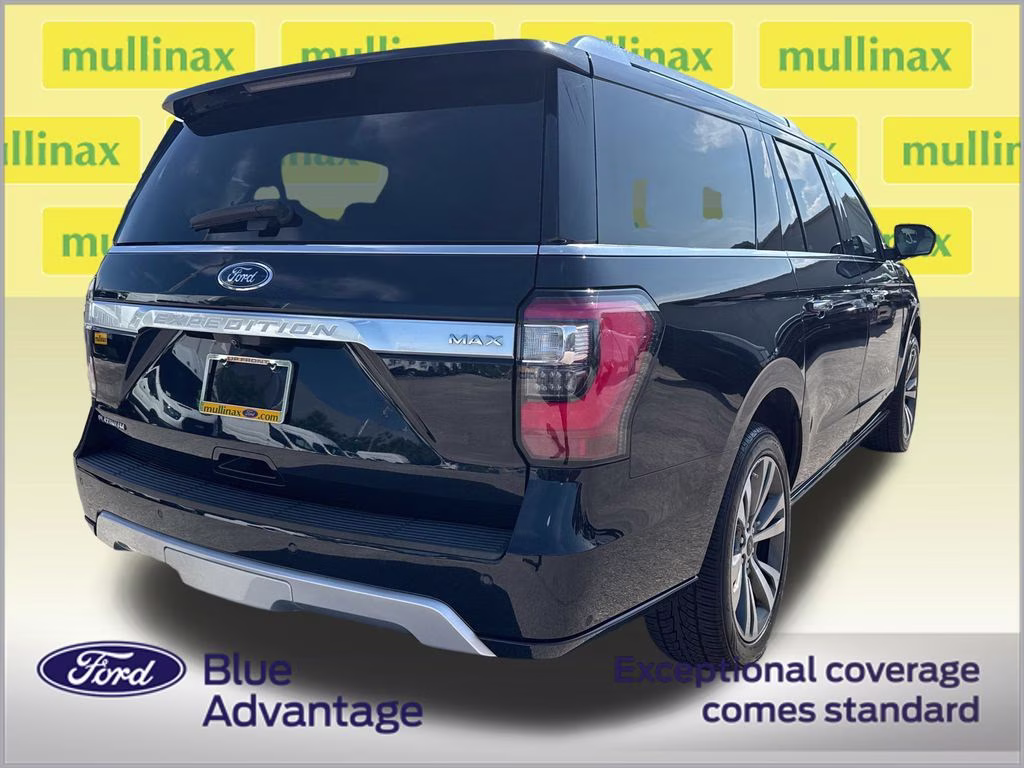 2021 Antimatter Blue Metallic Ford Expedition Max Platinum RWD SUV
