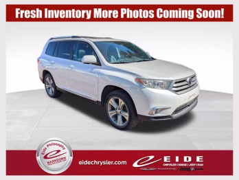 2011 White Toyota Highlander Base 4X4 SUV
