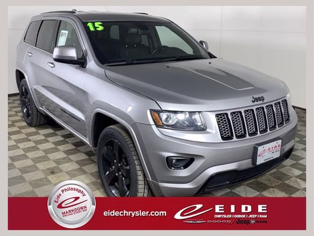 2015 Billet Silver Metallic Clearcoat Jeep Grand Cherokee Altitude 4X4 SUV