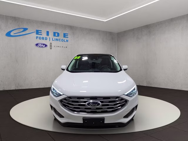 2022 Oxford White Ford Edge SEL AWD SUV