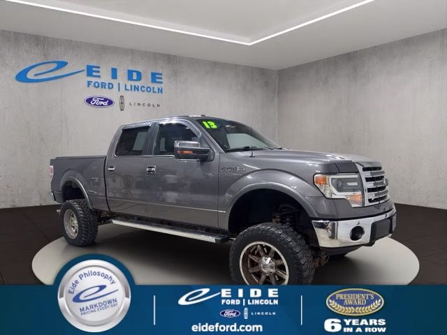 2013 Sterling Gray Metallic Ford F-150 Lariat 4X4 Truck