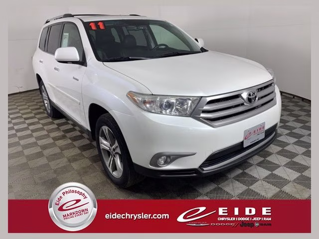 2011 Classic Silver Metallic Toyota Highlander Limited 4X4 SUV