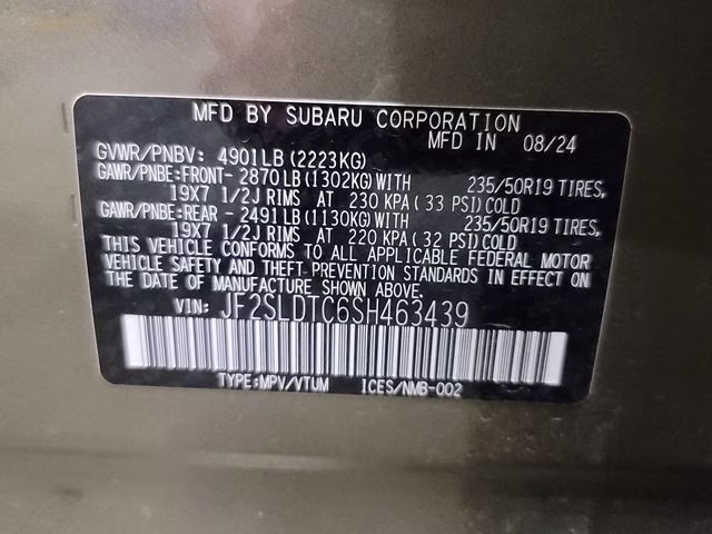 2025 Autumn Green Metallic Subaru Forester Touring AWD SUV