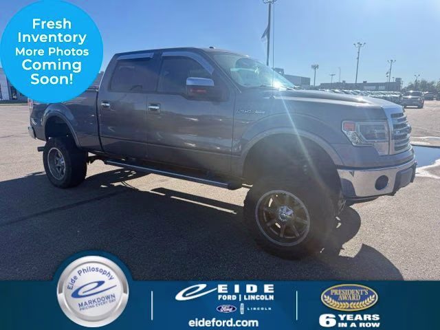 2013 Sterling Gray Metallic Ford F-150 Lariat 4X4 Truck
