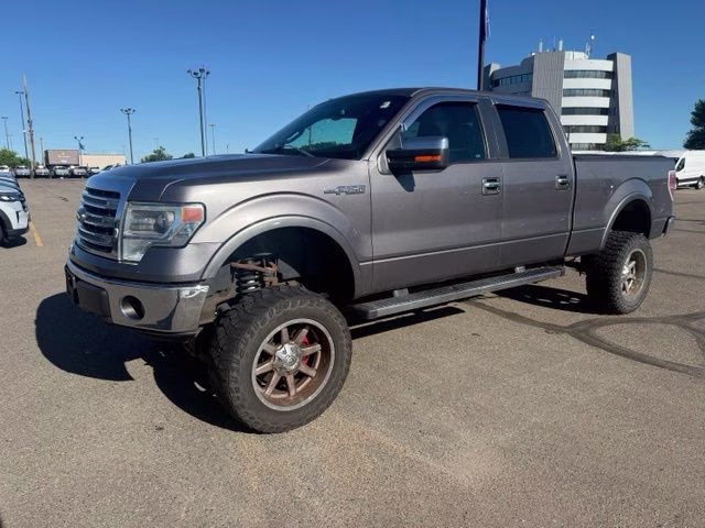 2013 Sterling Gray Metallic Ford F-150 Lariat 4X4 Truck
