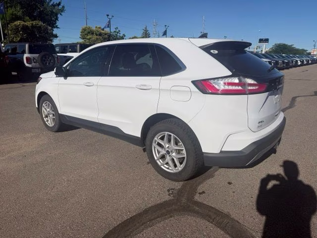 2022 Oxford White Ford Edge SEL AWD SUV
