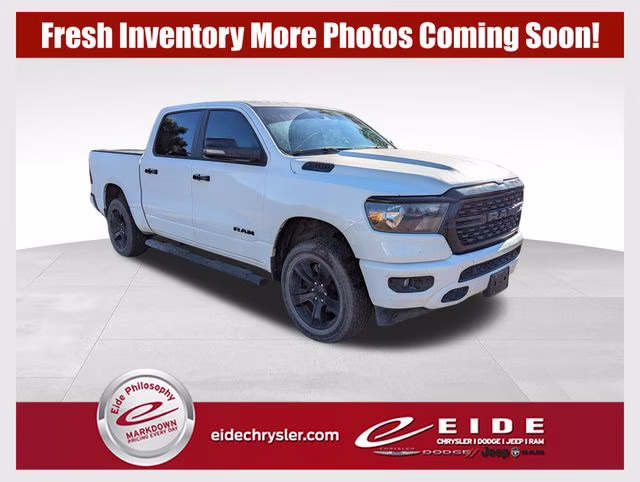 2024 Bright White Clearcoat Ram 1500 Big Horn/Lone Star 4X4 Truck
