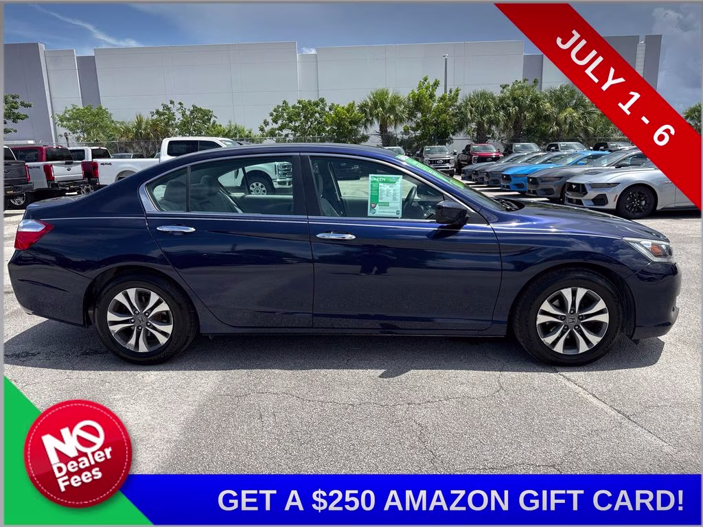 Used 2015 Honda Accord LX with VIN 1HGCR2F36FA244823 for sale in Apopka, FL