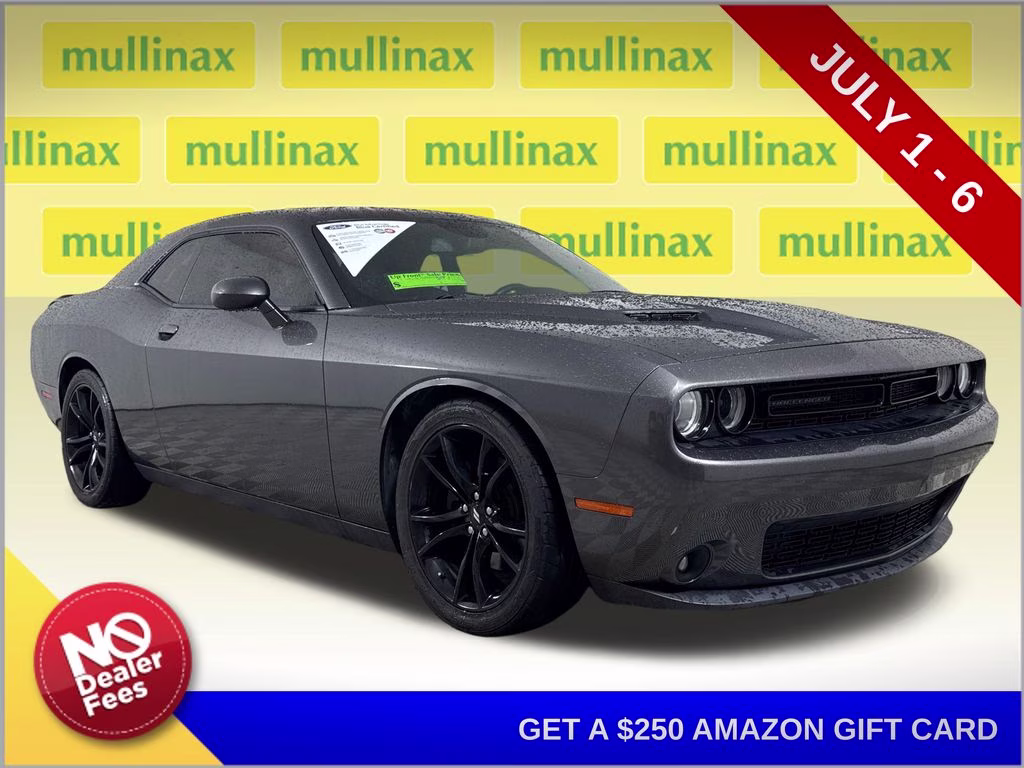 2018 Granite Crystal Metallic Clearcoat Dodge Challenger SXT RWD Coupe