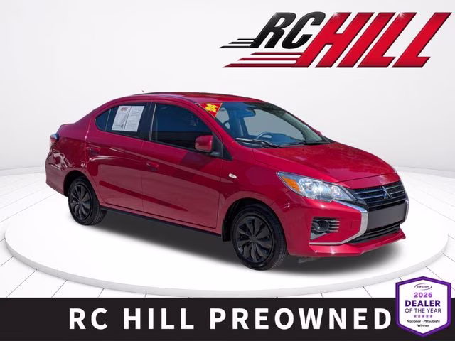 2024 Red Mitsubishi Mirage G4 ES FWD Sedan