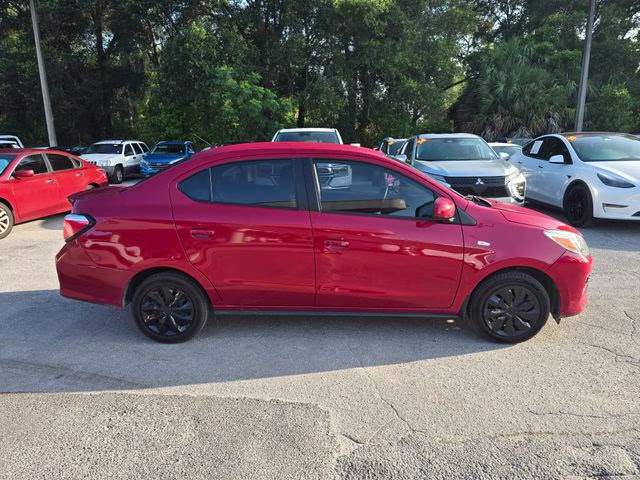 2024 Red Mitsubishi Mirage G4 ES FWD Sedan