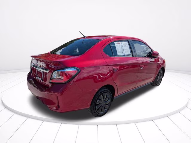 2024 Red Mitsubishi Mirage G4 ES FWD Sedan