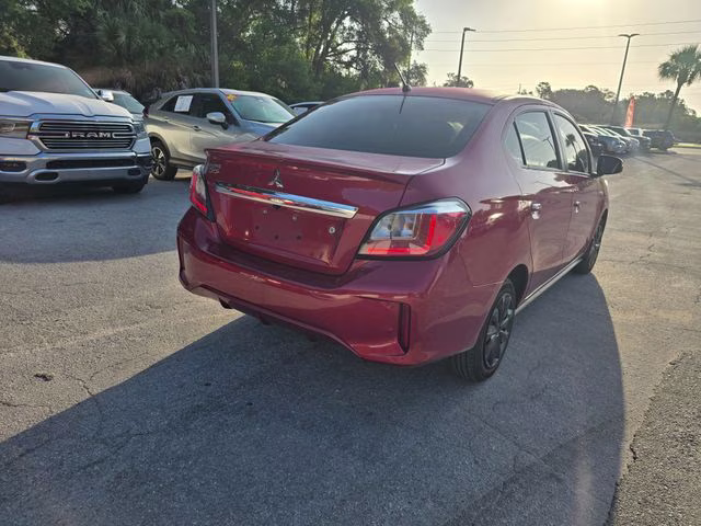 2024 Red Mitsubishi Mirage G4 ES FWD Sedan