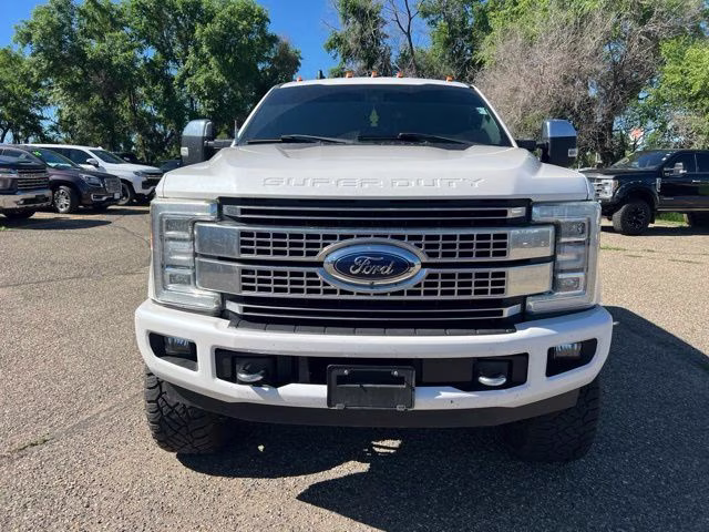 2019 White Platinum Ford Super Duty F-350 SRW Platinum 4X4 Truck