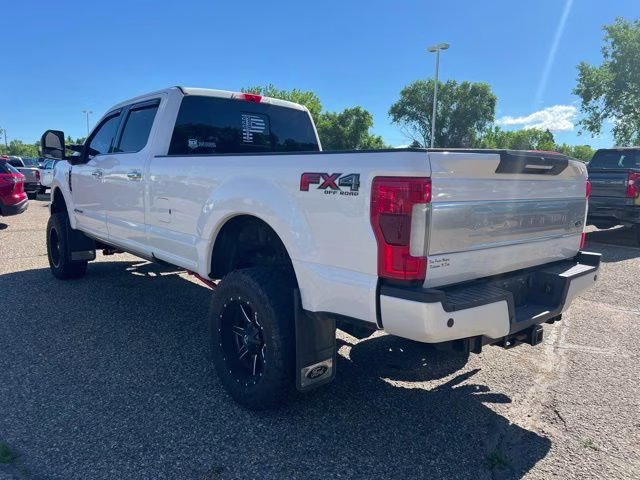 2019 White Platinum Ford Super Duty F-350 SRW Platinum 4X4 Truck