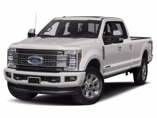 2019 White Platinum Ford Super Duty F-350 SRW Platinum 4X4 Truck