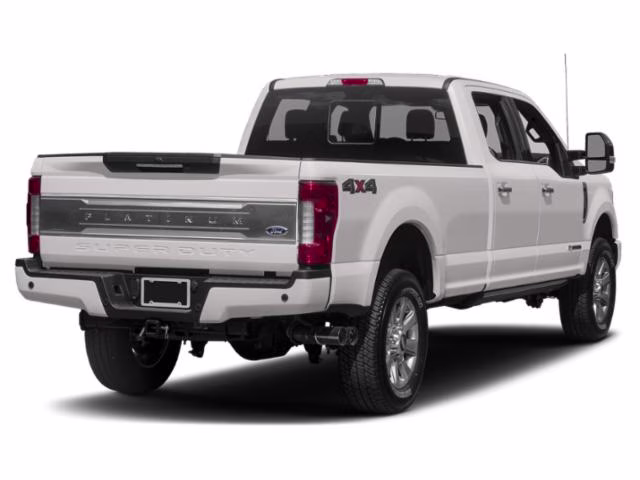 2019 White Platinum Ford Super Duty F-350 SRW Platinum 4X4 Truck