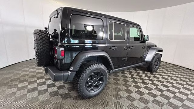 2023 Black Clearcoat Jeep Wrangler Willys 4xe 4X4 SUV