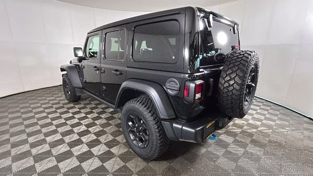 2023 Black Clearcoat Jeep Wrangler Willys 4xe 4X4 SUV