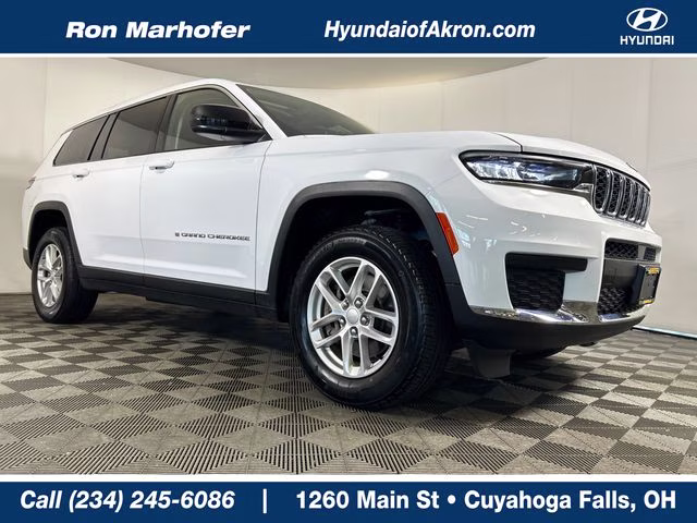 2023 Bright White Clearcoat Jeep Grand Cherokee L Laredo 4X4 SUV