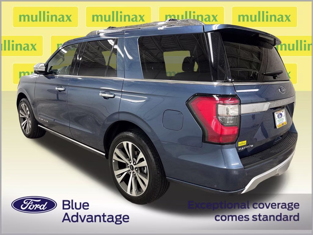 2020 Blue Metallic Ford Expedition Platinum RWD SUV