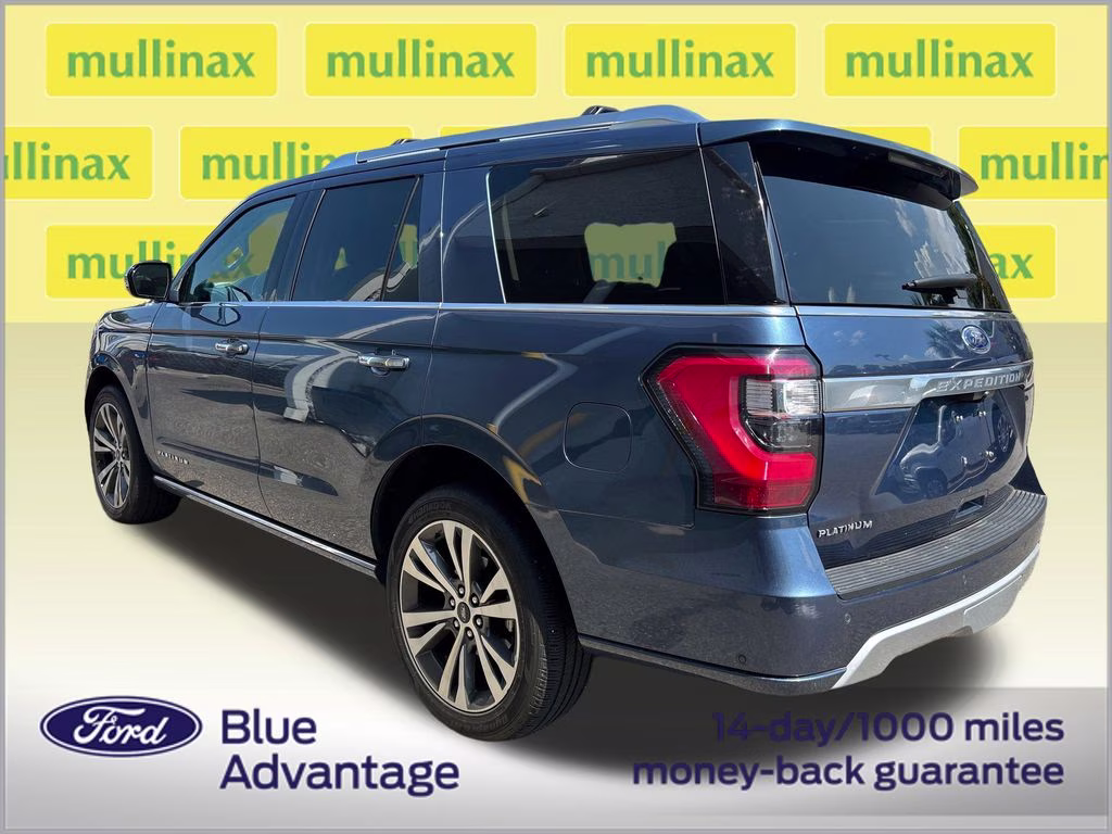 2020 Blue Metallic Ford Expedition Platinum RWD SUV