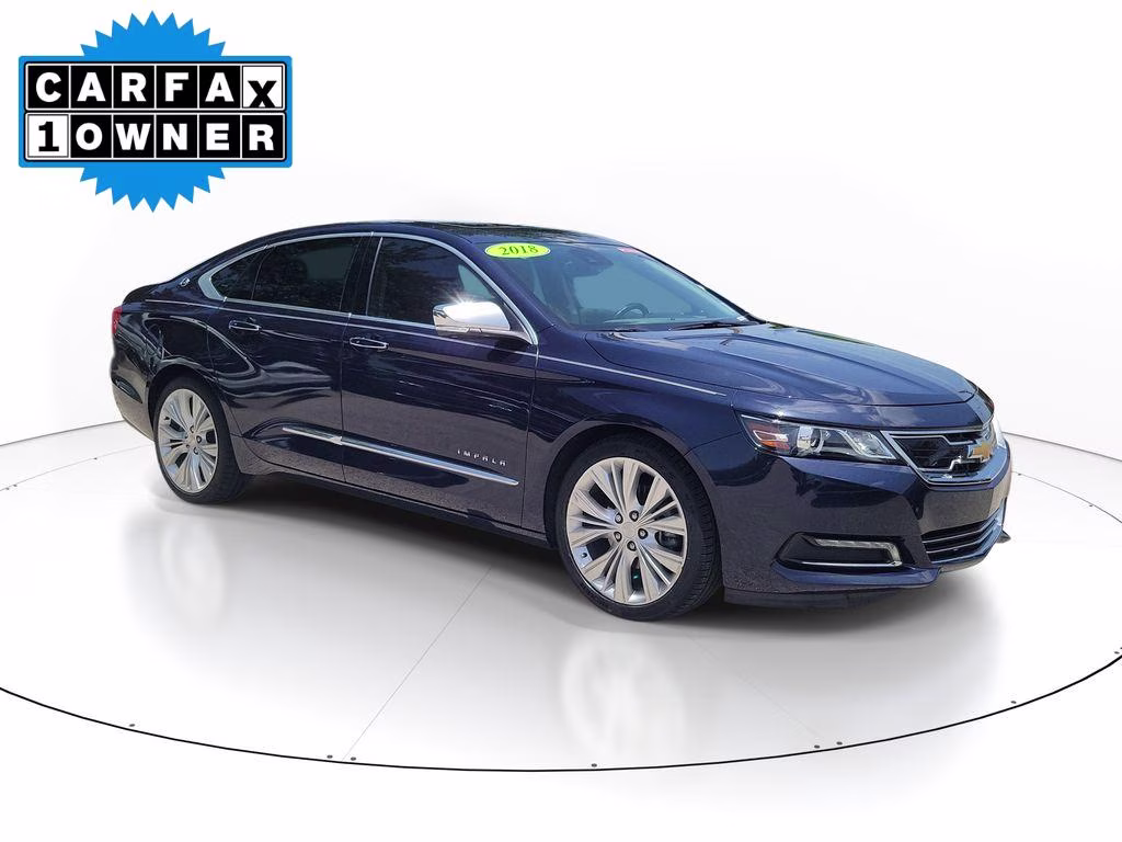 2018 Blue Velvet Metallic Chevrolet Impala Premier FWD Sedan