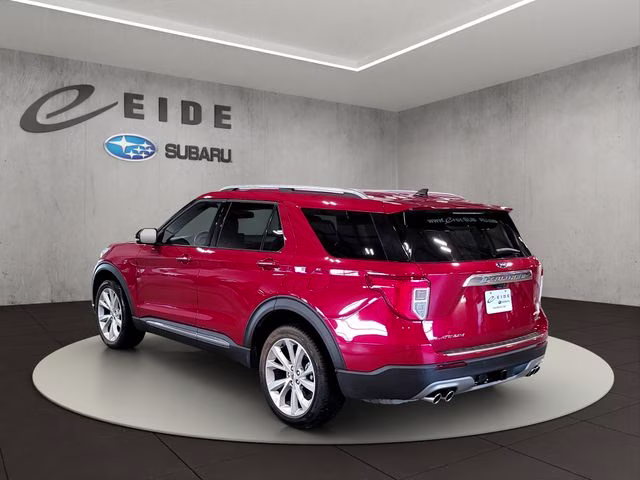 2022 Red Metallic Ford Explorer Platinum 4X4 SUV