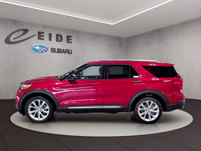 2022 Red Metallic Ford Explorer Platinum 4X4 SUV