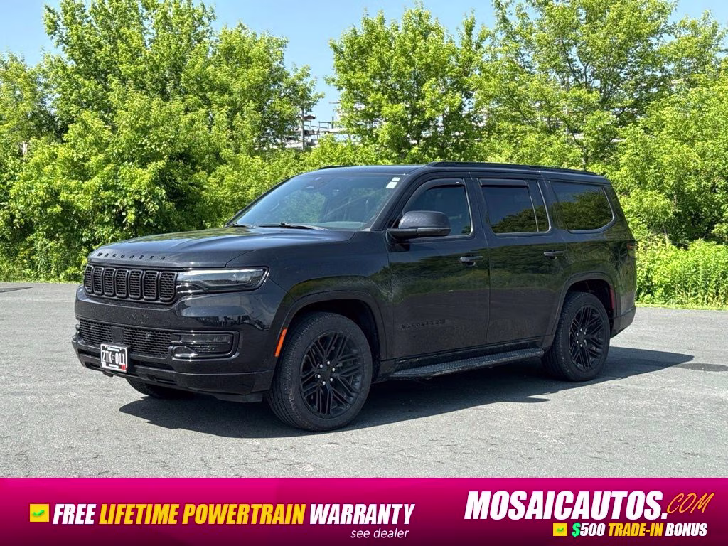 2022 Diamond Black Crystal Pearlcoat Jeep Wagoneer Series I 4X4 SUV