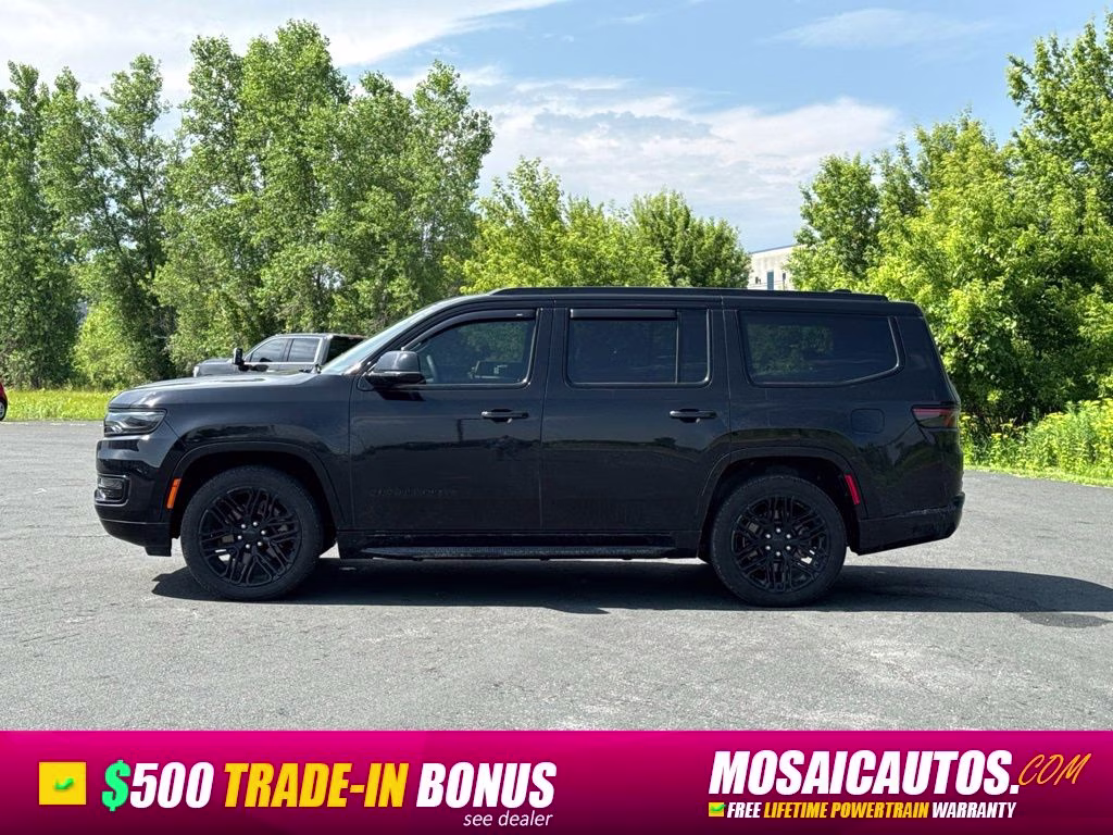 2022 Diamond Black Crystal Pearlcoat Jeep Wagoneer Series I 4X4 SUV