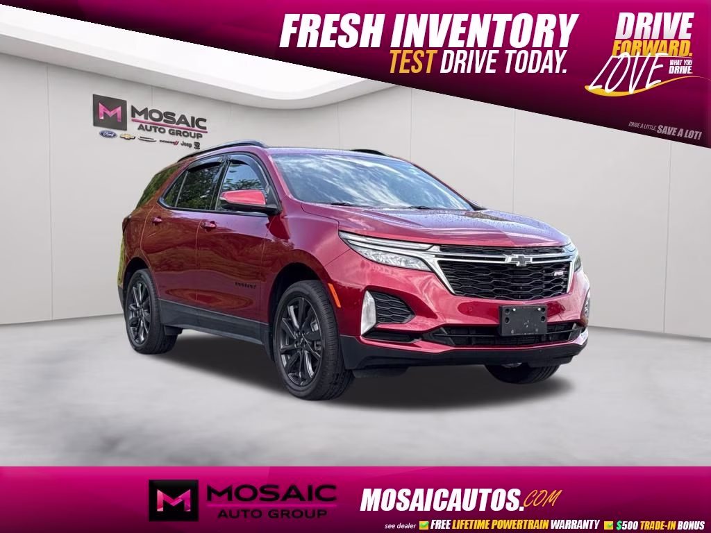 2023 Radiant Red Chevrolet Equinox RS AWD SUV