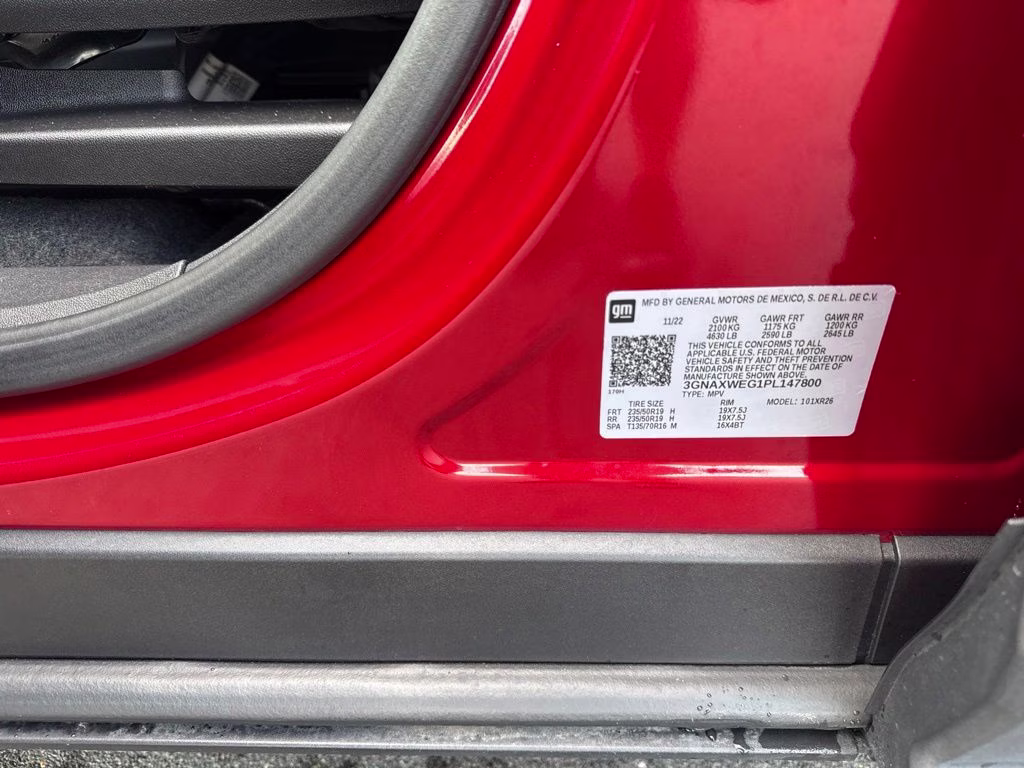 2023 Radiant Red Chevrolet Equinox RS AWD SUV