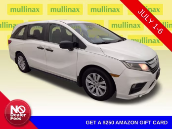 2019 White Diamond Pearl Honda Odyssey LX FWD Van