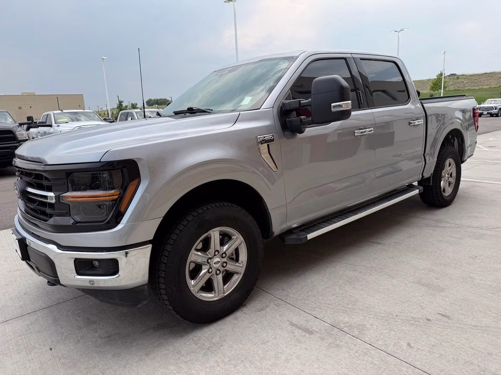 2024 Silver Metallic Ford F-150 XLT 4X4 Truck