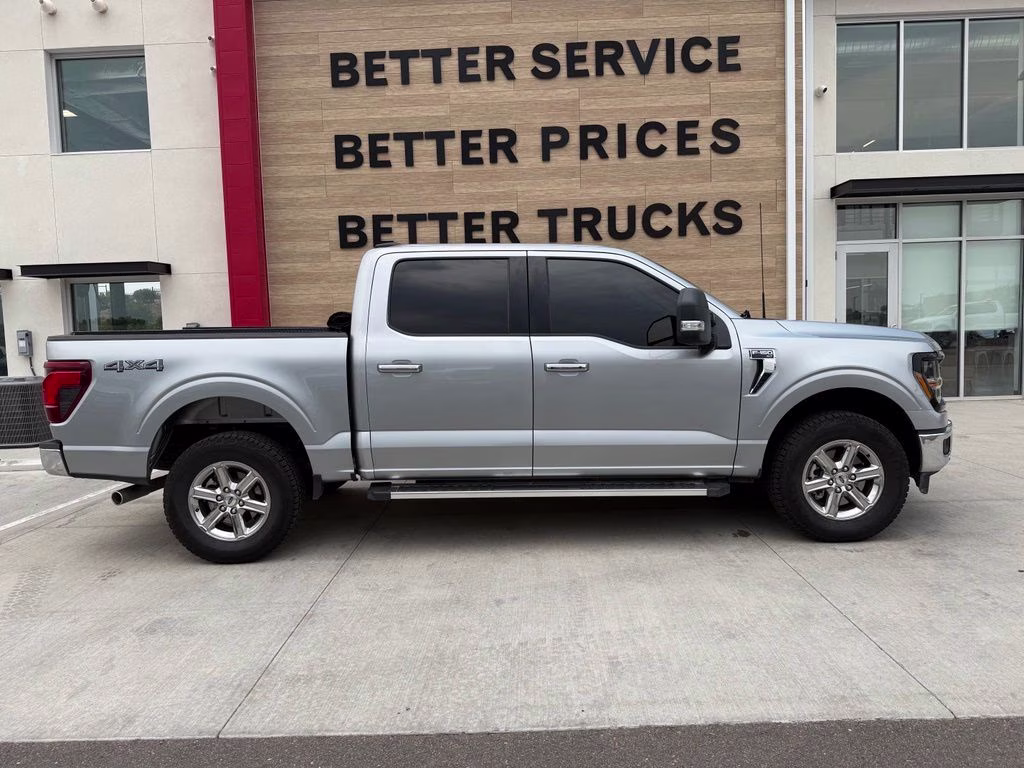 2024 Silver Metallic Ford F-150 XLT 4X4 Truck