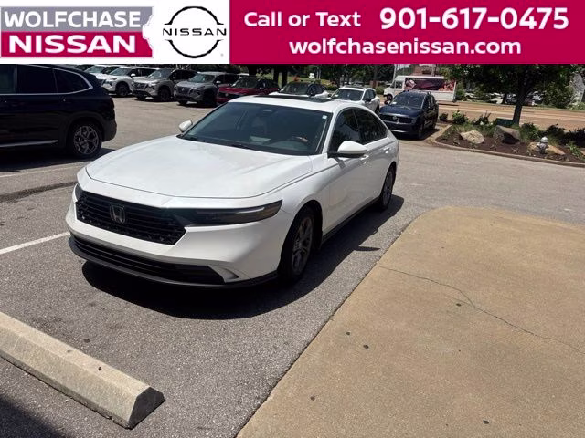 2024 Platinum White Pearl Honda Accord EX FWD Sedan