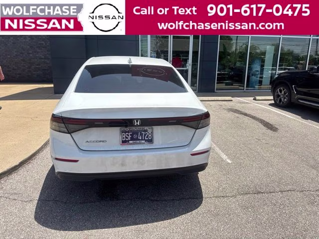 2024 Platinum White Pearl Honda Accord EX FWD Sedan