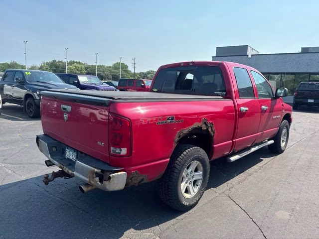 2006 Flame Red Clearcoat Dodge Ram 1500 SLT 4X4 Truck