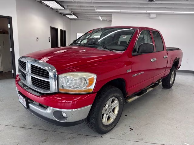2006 Flame Red Clearcoat Dodge Ram 1500 SLT 4X4 Truck