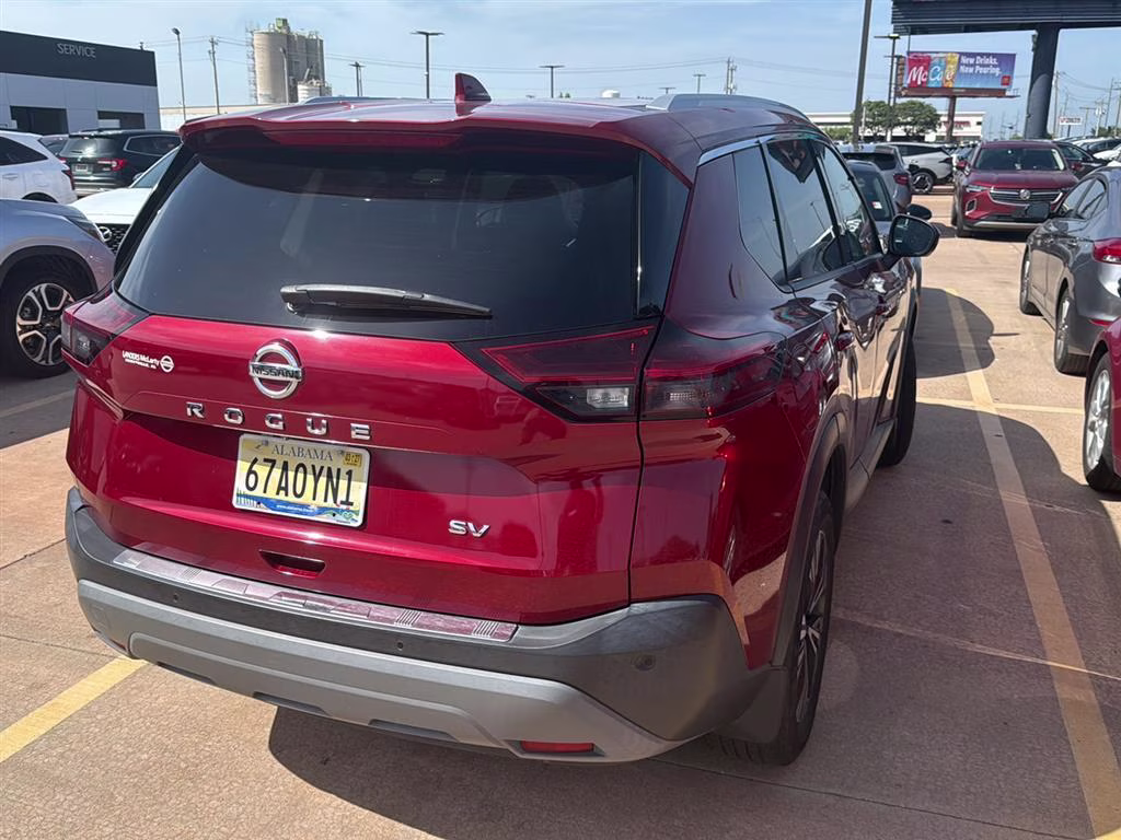 2021 Scarlet Ember Tintcoat Nissan Rogue SV FWD SUV