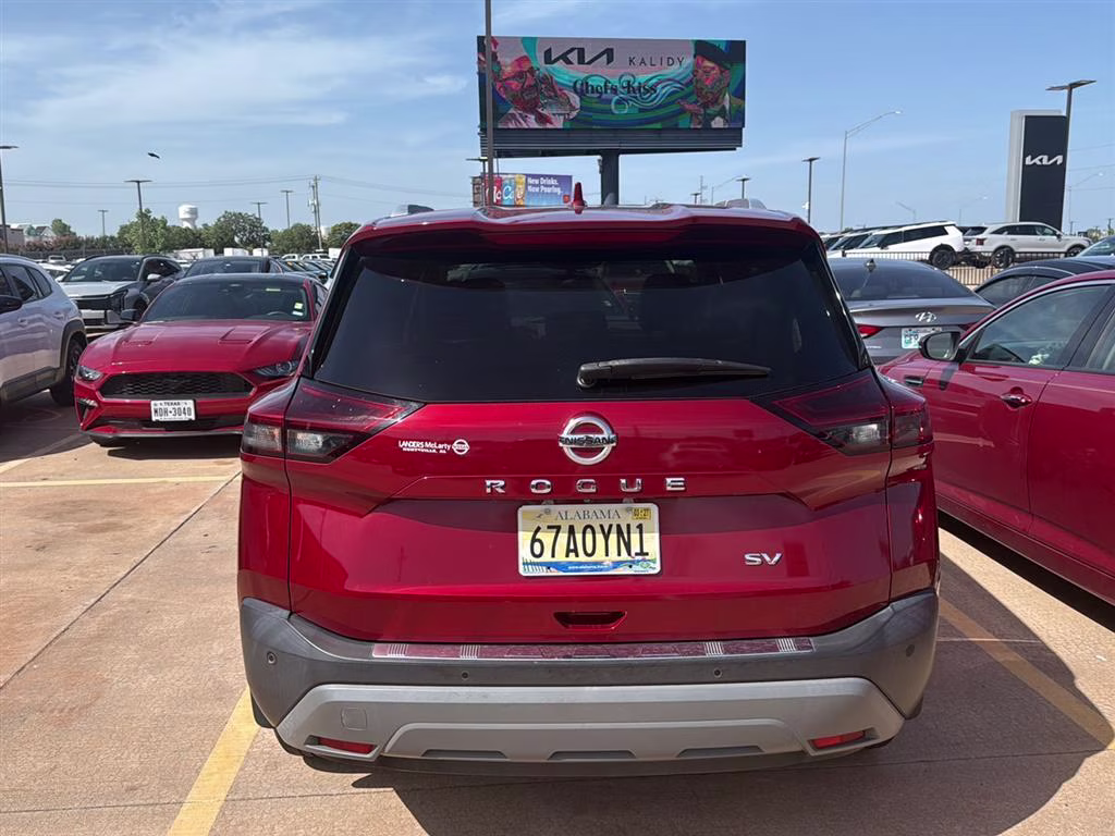 2021 Scarlet Ember Tintcoat Nissan Rogue SV FWD SUV