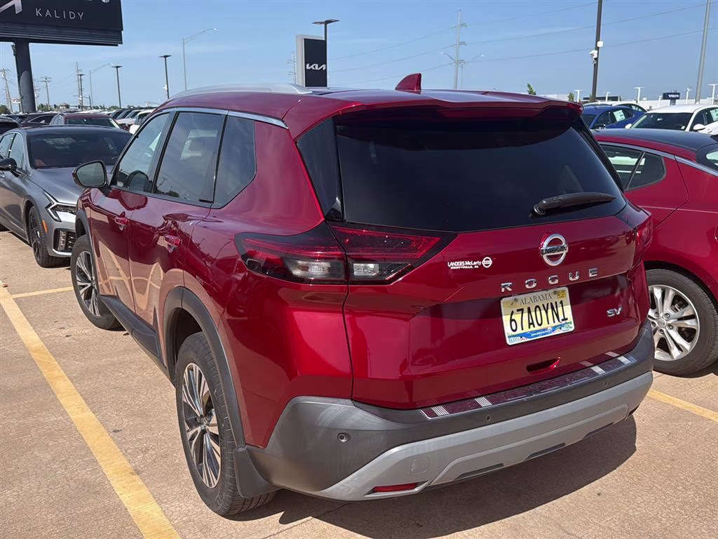 2021 Scarlet Ember Tintcoat Nissan Rogue SV FWD SUV