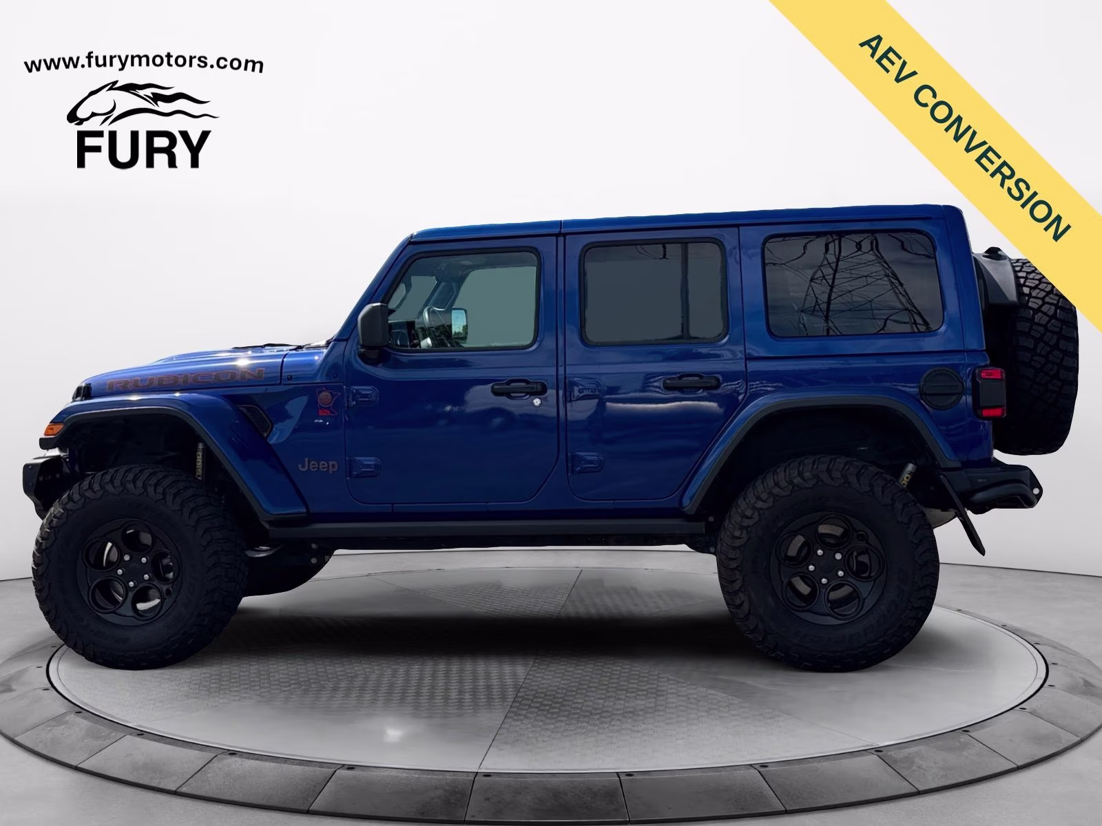 2020 Ocean Blue Metallic Clearcoat Jeep Wrangler Unlimited Rubicon AEV 4X4 SUV