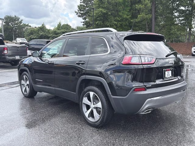 2021 Diamond Black Crystal Pearlcoat Jeep Cherokee Limited FWD SUV