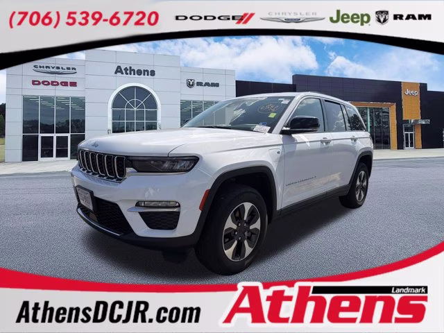 2022 Bright White Clearcoat Jeep Grand Cherokee 4xe 4xe 4X4 SUV