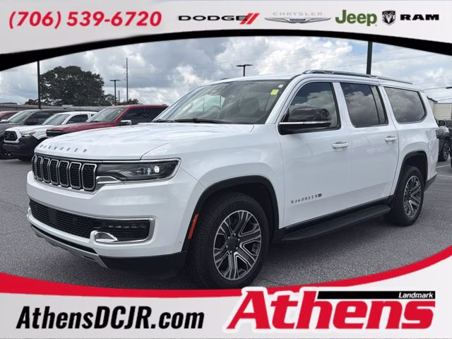 2024 Bright White Clearcoat Jeep Wagoneer L Series II RWD SUV