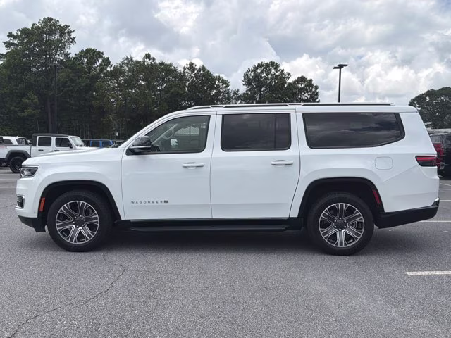 2024 Bright White Clearcoat Jeep Wagoneer L Series II RWD SUV