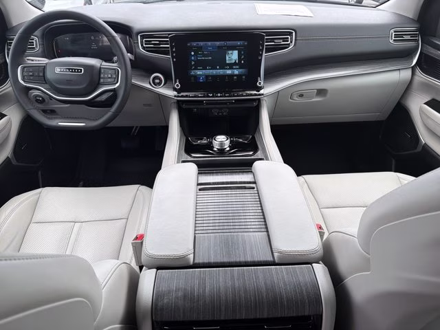 2024 Bright White Clearcoat Jeep Wagoneer L Series II RWD SUV
