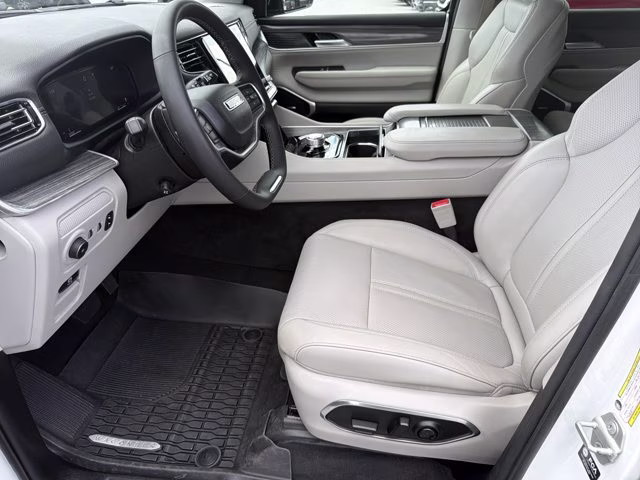 2024 Bright White Clearcoat Jeep Wagoneer L Series II RWD SUV
